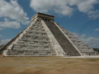 El templo de Kukulkán, Chichén Itzá, Yucatán