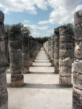 Las Mil Columnas, Chichén Itzá, Yucatán