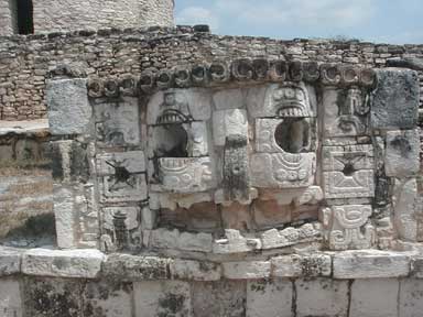 Mascarn del dios Chaac, Mayapn, Yucatn