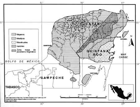 Figura 26. Identidad étnica en la Península de Yucatán