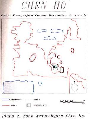 Plano 2. Zona Arqueologica ChenHó.