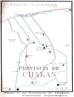 Plano 4. La Provincia de Chakán: Panorama Arqueologico.